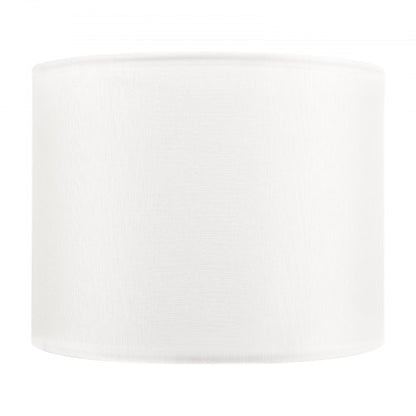 Trumlampskärm 33 x 33 x 25 cm mellanstor rund lampskärm (offwhite linne) |  EU