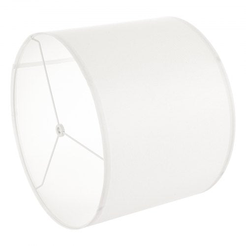 Lampskärmar Drum 2-set 16 x 16 x 12 tum Lampskärm med Harpa (Off-white)