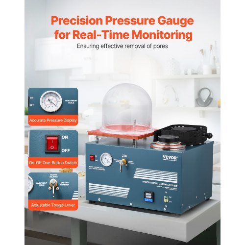 Vakuuminvesteringsgjutningsmaskin Smältugnsgjutning Smyckesmältning |  EU