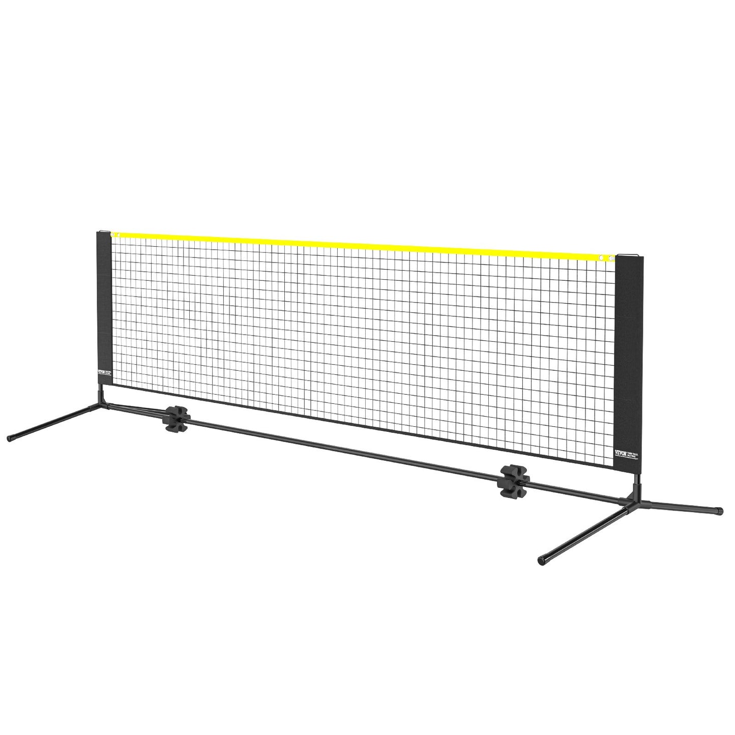 Badmintonnetz, höhenverstellbares Volleyballnetz, 3 m breites, zusammenklappbares Pickleballnetz, tragbares, einfach zu installierendes Tennisnetz-Set mit Stangen, Ständer und Tragetasche, für Kinderspiele im Garten im Innen- und Außenbereich
