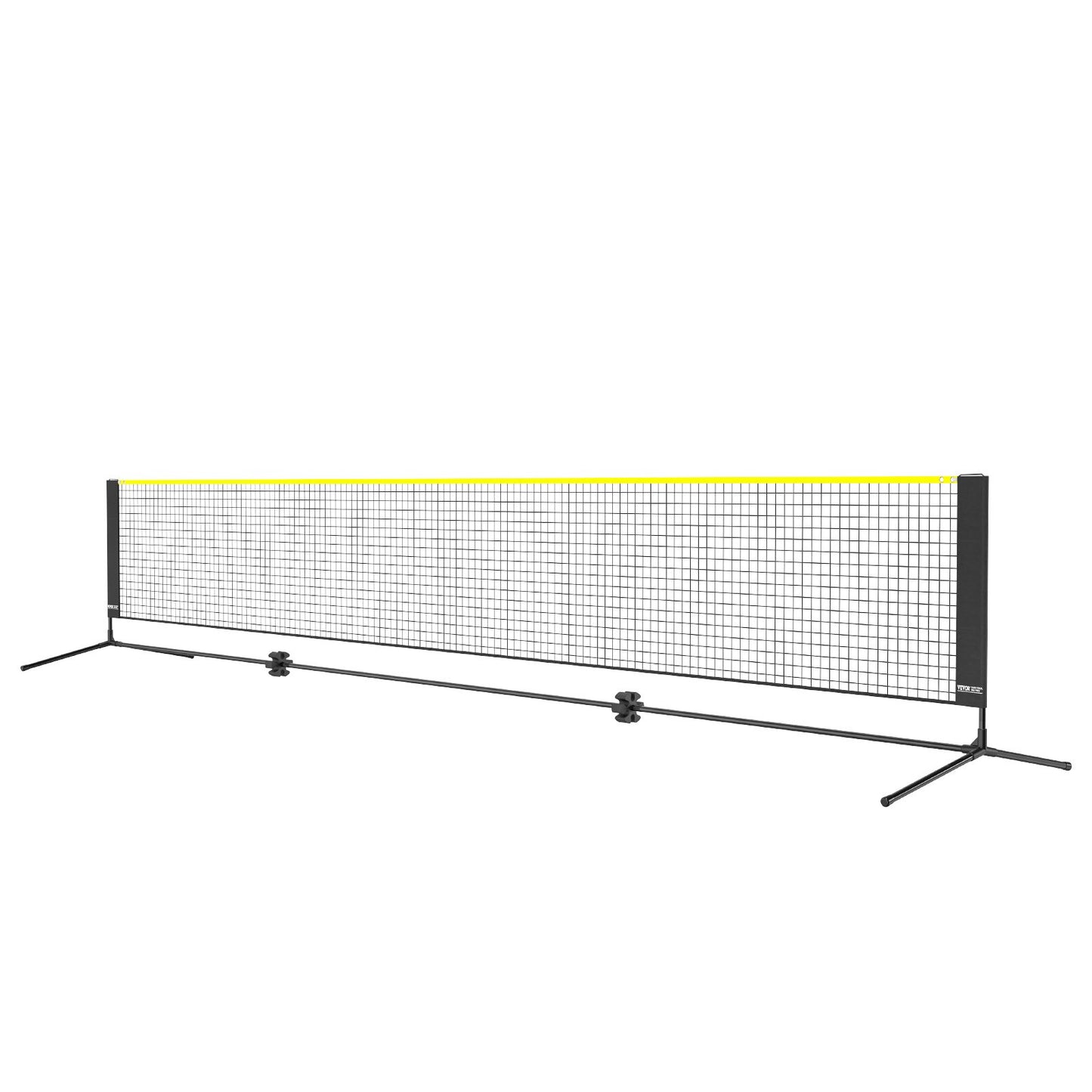 Badmintonnät, höjdjusterbart volleybollnät, 17 fot brett hopfällbart pickleballnät, portabelt lättinstallerat tennisnätset med stavar, stativ och bärväska, för barnbakgårdsspel inomhus utomhusbruk