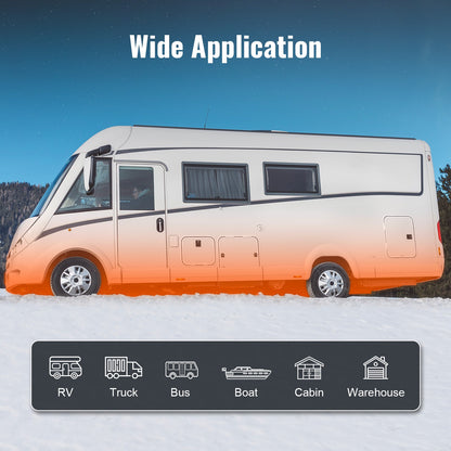 Diesel Air Heater 12V 2KW Bluetooth App LCD Display for Car Bus Motorhome Indoor