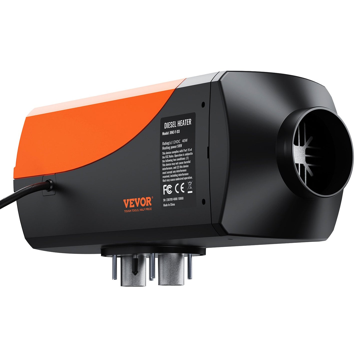 Diesel Luftvärmare 12V 5KW Bluetooth App LCD-skärm för bilbuss husbil inomhus