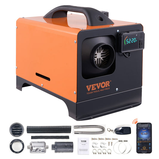 Diesel Air Heater All-in-one 12V 5KW Bluetooth App LCD for Car RV Indoor