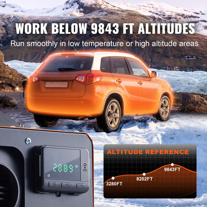 Diesel Air Heater All-in-one 12V 8KW LCD Remote Control for RV Indoor