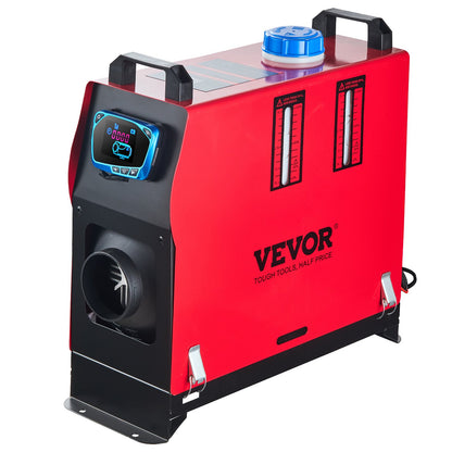Verbesserter Diesel-Lufterhitzer, 8 kW, Standheizung, 12 V, All-in-One-Diesel-Kraftstoffheizung mit blauem LCD-Bildschirm, Fernbedienung, einfacher Luftauslass, Energiesparpumpe für Auto, Wohnmobil, Boot, Bus, Wohnwagen