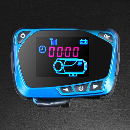 Verbesserter Diesel-Lufterhitzer, 8 kW, Standheizung, 12 V, All-in-One-Diesel-Kraftstoffheizung mit blauem LCD-Bildschirm, Fernbedienung, einfacher Luftauslass, Energiesparpumpe für Auto, Wohnmobil, Boot, Bus, Wohnwagen