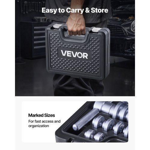 Lagerpresssats, 25 delar, Lagerbana och Tätningsdrivare Set med Bussningar och Skiftnycklar, Bussningsdrivare Verktygssats, Robust Aluminiumlegering Tätningsborttagnings- och Monteringsverktygssats med Förvaringsväska |  EU