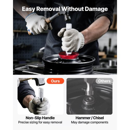 Lagerpresssats, 43 delar, Lagerbana och Tätningsdrivare med 39 Bussningar och Handtagsaxlar, Bussningsdrivare Verktygssats, Robust Aluminiumlegering Demonterings- och Monteringsverktygssats med Förvaringsväska |  EU