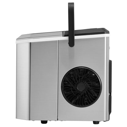 Portable Countertop Ice Maker 26lbs/24H Self-Cleaning with Bucket Basket