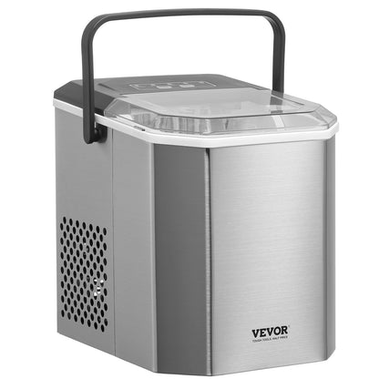 Portable Countertop Ice Maker 26lbs/24H Self-Cleaning with Bucket Basket