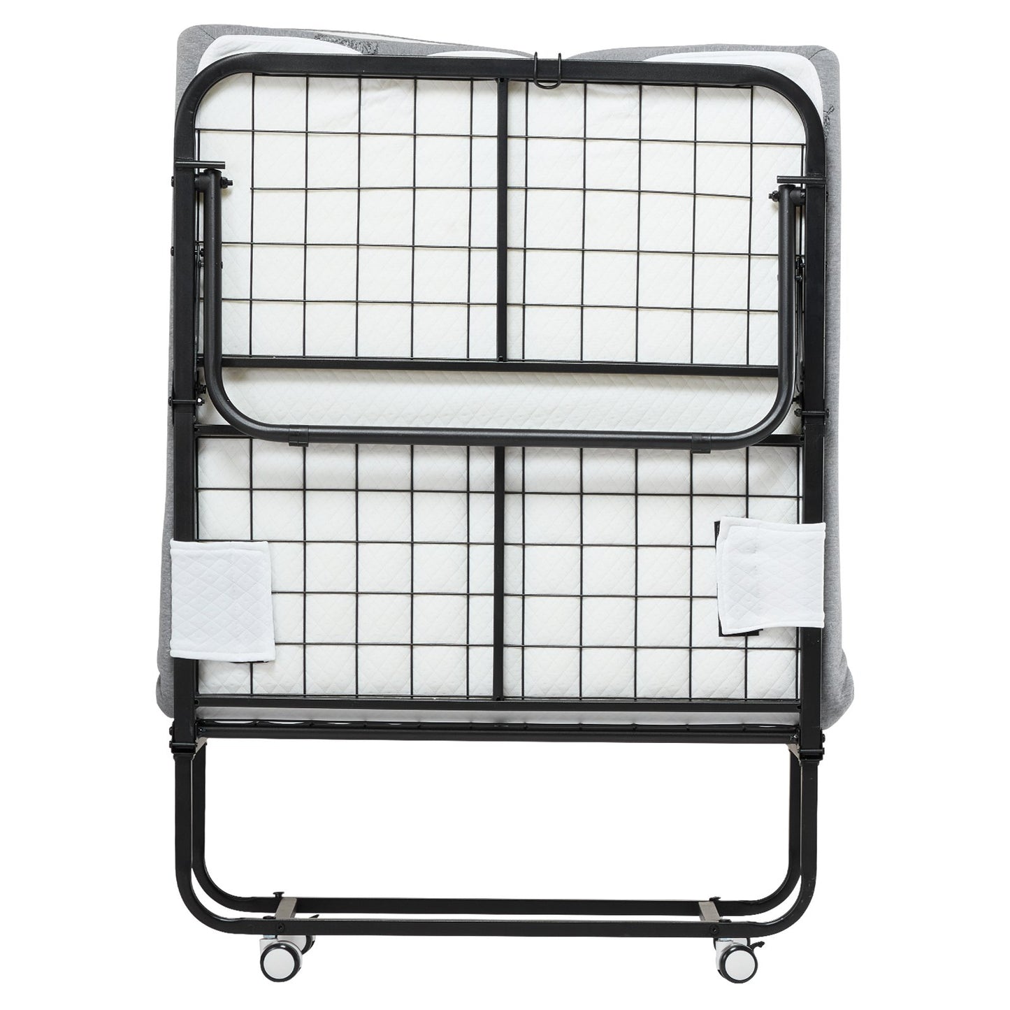 Folding bed folding bed with 4 inch foam mattress for adults and guests