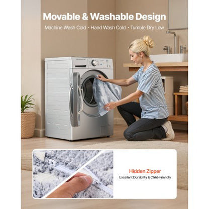 2-in-1 children's sofa foldable toddler sofa with armrests luminous M grey | EU