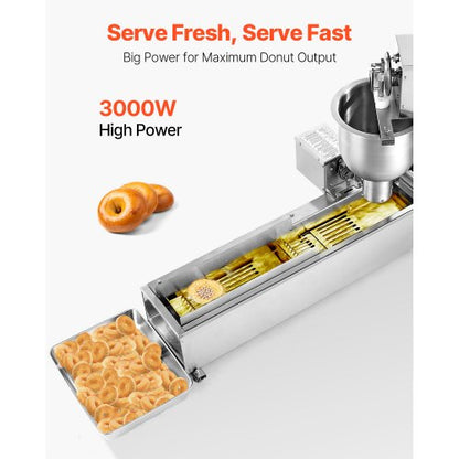 Kommersiell Automatisk Munkmaskin Munktillverkare En Rad 90 ST/H |  EU
