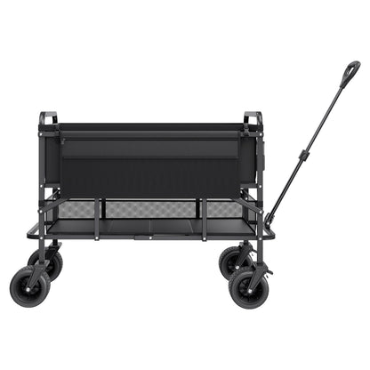 Double Decker Foldable 300L &amp; 450 lbs Heavy Duty Foldable Trolley