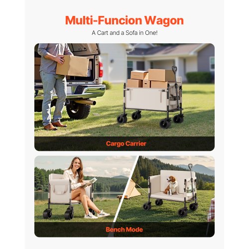 Foldable trolley that can be converted into a 220 kg bench load and 220 liter utility trolley | EU