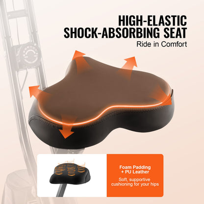 Folding Exercise Bike Fitness Stationary Bike Upright Indoor Bike