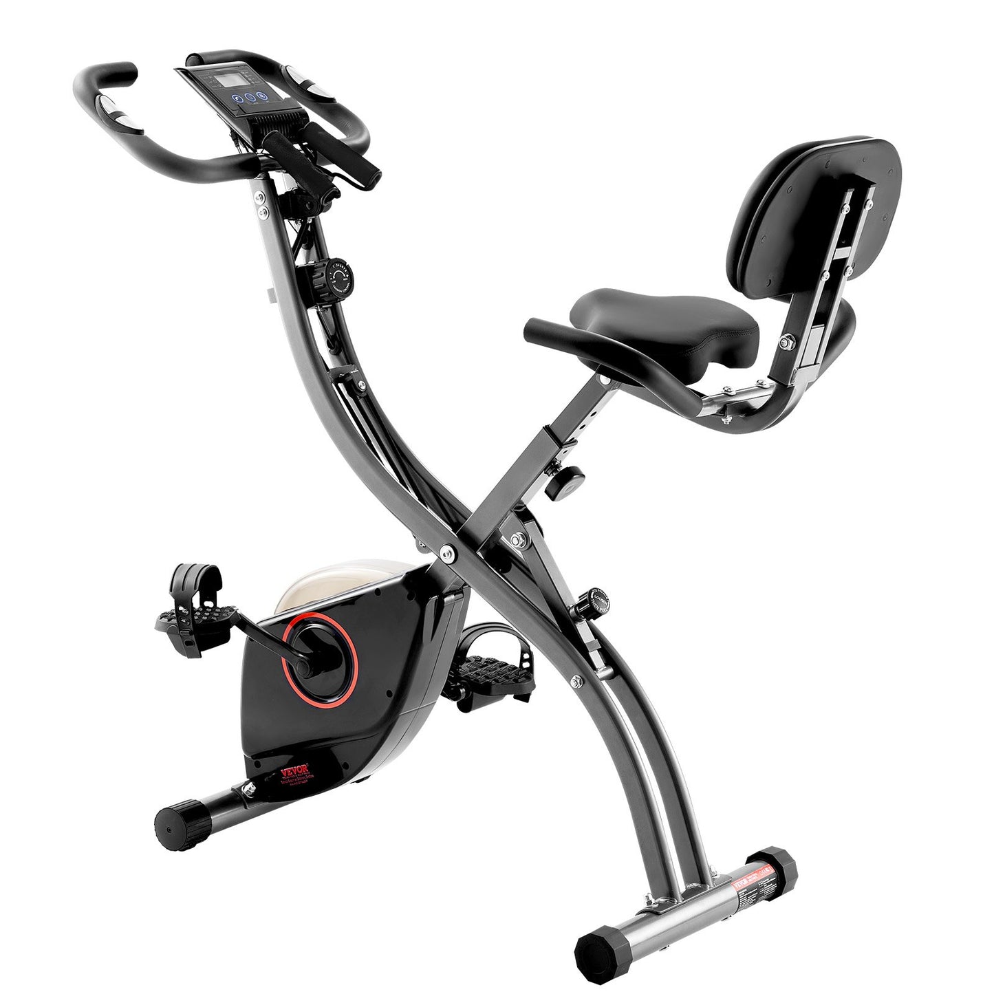 Folding Exercise Bike Fitness Stationary Bike Upright Indoor Bike