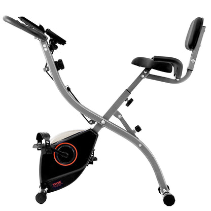Folding Exercise Bike Fitness Stationary Bike Upright Indoor Bike