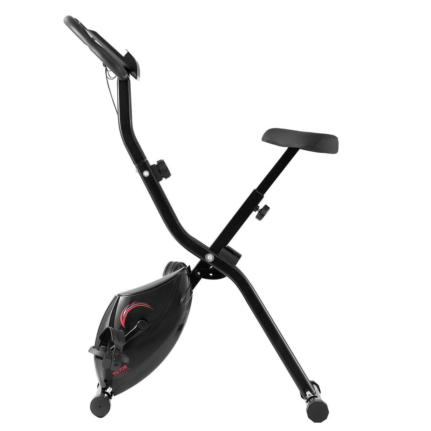 Folding Exercise Bike Fitness Stationary Bike Upright Indoor Cycling Bike