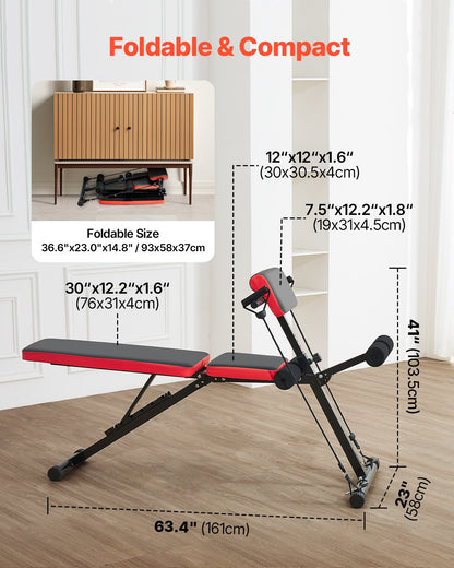 Roman Stol Ryggförlängning Hyperextension Bänk Justerbar Hopfällbar Gym