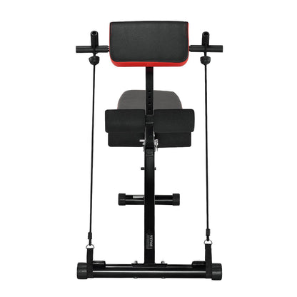 Roman Stol Ryggförlängning Hyperextension Bänk Justerbar Hopfällbar Gym