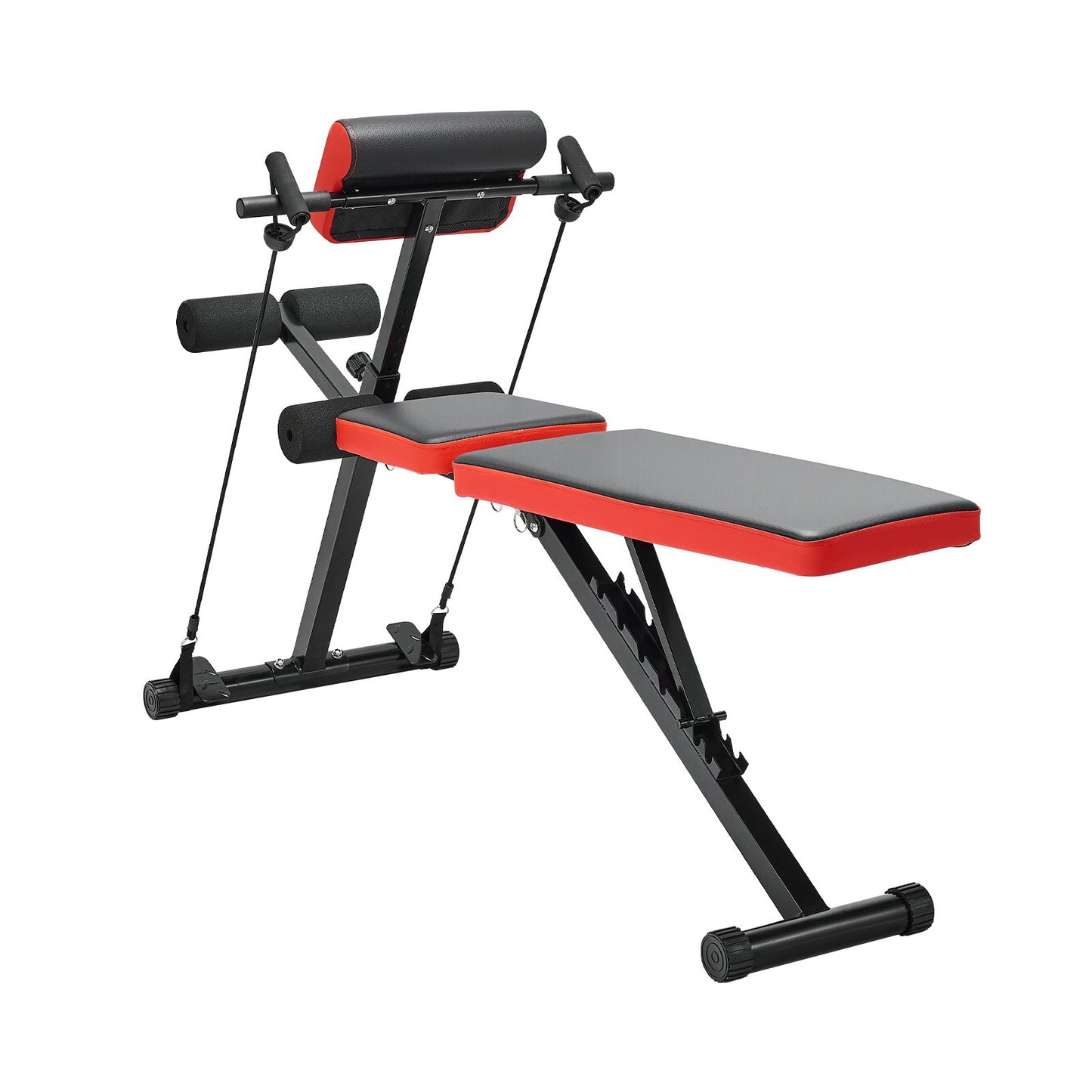 Roman Stol Ryggförlängning Hyperextension Bänk Justerbar Hopfällbar Gym