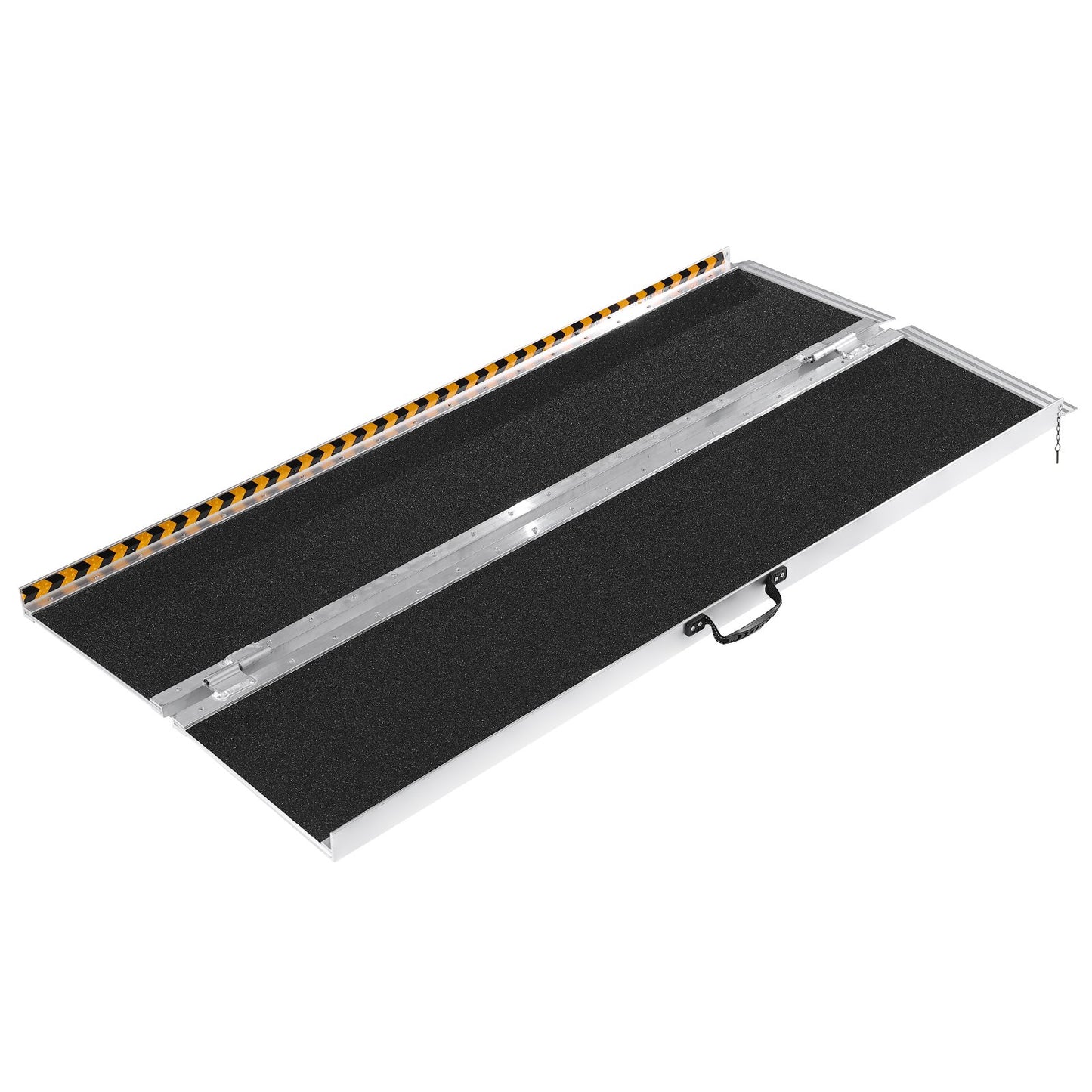 Bärbar Rullstolsramp, 6 fot 800 lbs Kapacitet, Halkfri fällbar tröskelramp av aluminium, hopfällbar Mobility Scooter Ramp Rullstolsramp, Handikappramp för hemtrappor, trappor, dörröppningar, trottoarkanter