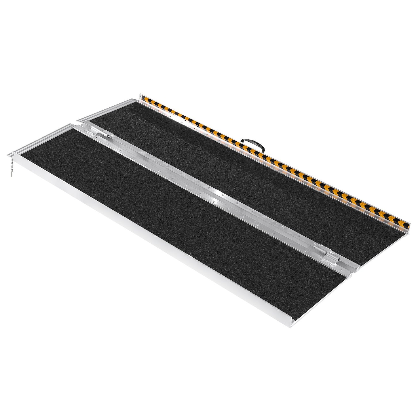 Bärbar Rullstolsramp, 6 fot 800 lbs Kapacitet, Halkfri fällbar tröskelramp av aluminium, hopfällbar Mobility Scooter Ramp Rullstolsramp, Handikappramp för hemtrappor, trappor, dörröppningar, trottoarkanter