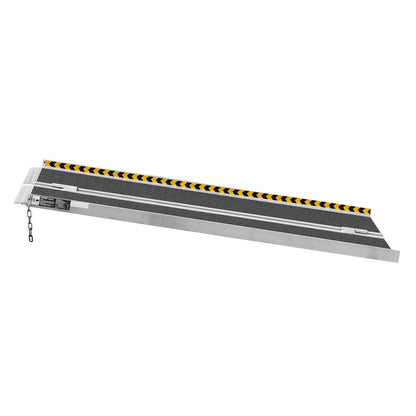 Bärbar Rullstolsramp, 6 fot 800 lbs Kapacitet, Halkfri fällbar tröskelramp av aluminium, hopfällbar Mobility Scooter Ramp Rullstolsramp, Handikappramp för hemtrappor, trappor, dörröppningar, trottoarkanter