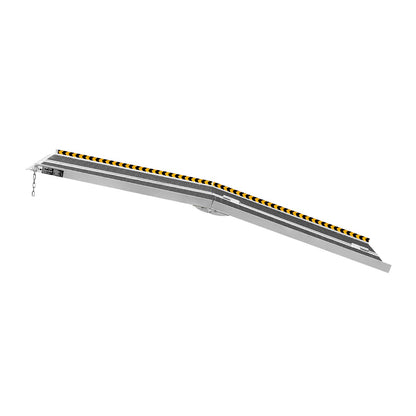 Bärbar Rullstolsramp, 8 fot 800 lbs Kapacitet, Halkfri fällbar tröskelramp i aluminium, hopfällbar Mobility Scooter Ramp Rullstolsramp, Handikappramp för hemtrappor, trappor, dörröppningar, trottoarkanter
