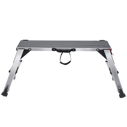 Foldable Work Platform, 660 lbs Load Capacity, Aluminum Gypsum Pallet Ladder, Heavy Duty Workbench with Non-Slip Feet, Ideal for Vehicle Washing, Cleaning, Painting, Decorating