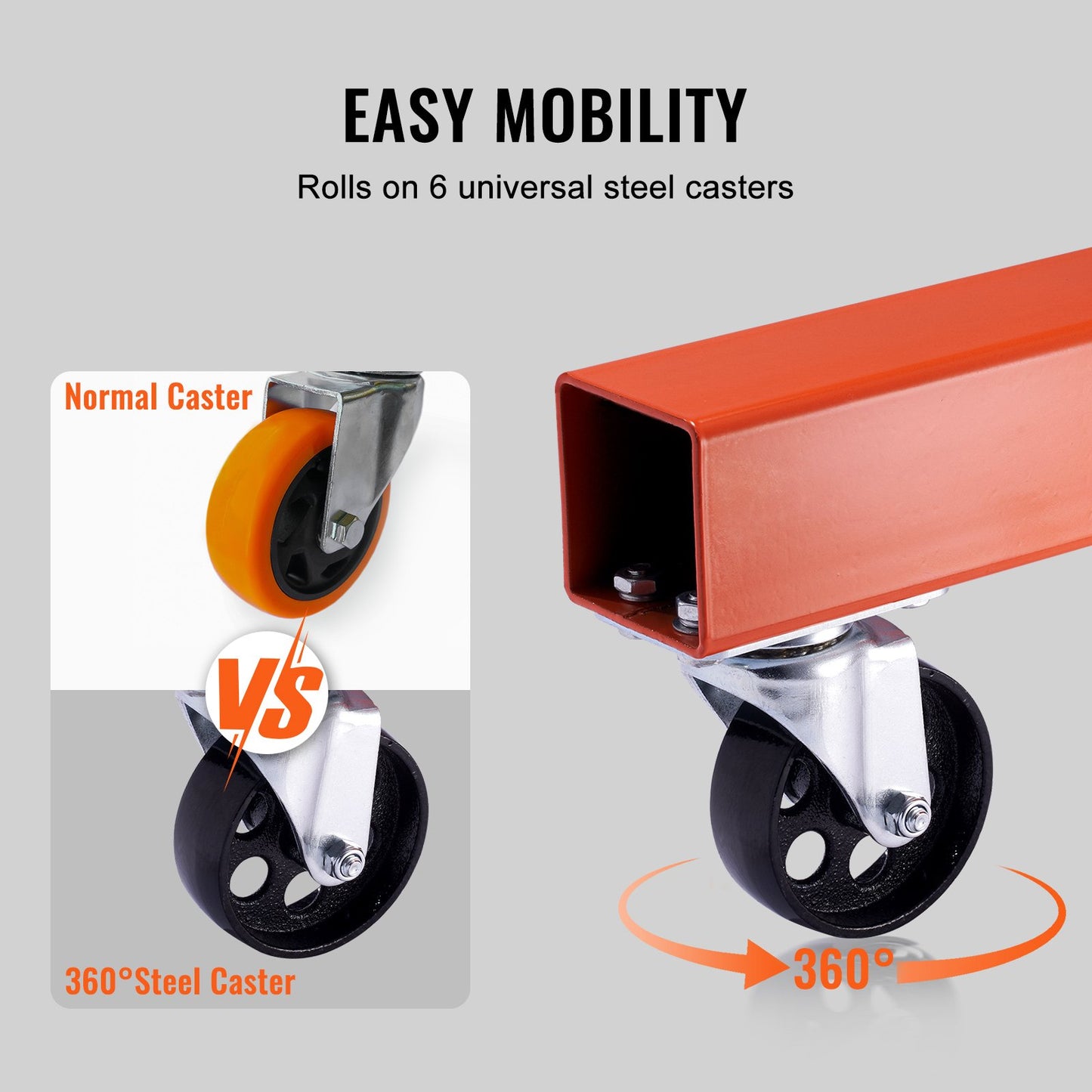 Motorlyftslyftare 4400 LBS/2 TON Cherry Picker Shop Kran lastlyftsverktyg