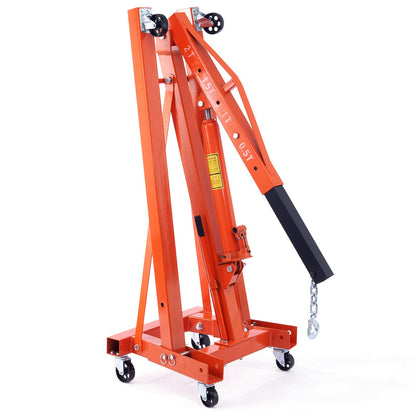 Motorlyftslyftare 4400 LBS/2 TON Cherry Picker Shop Kran lastlyftsverktyg