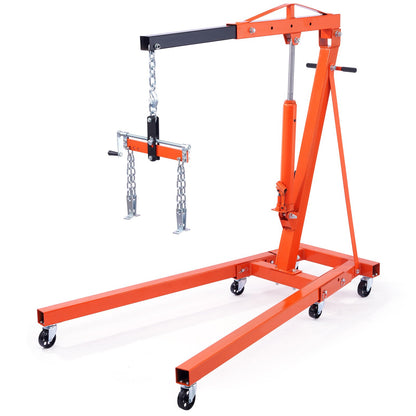 Motorlyftslyftare 4400 LBS/2 TON Cherry Picker Shop Kran lastlyftsverktyg