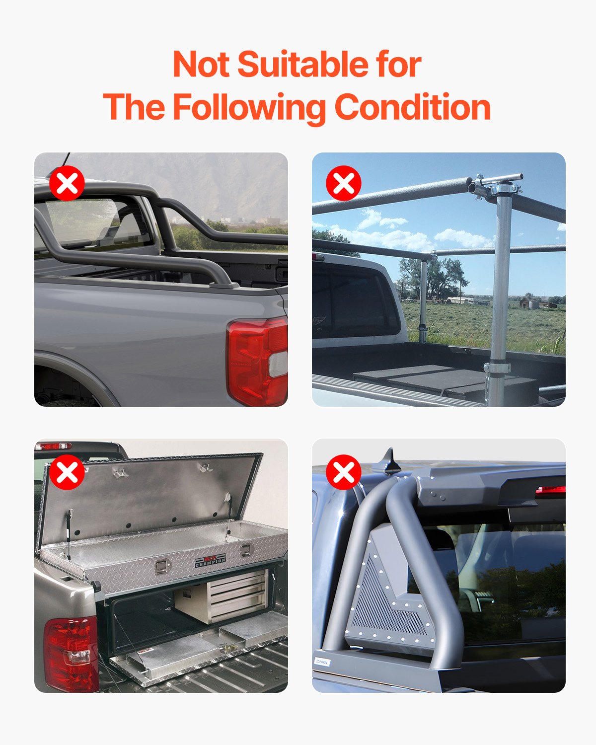 Tri-Fold Tonneau Truck Bed Cover for 1999-2024 Ford F-250 F-350 Super Duty