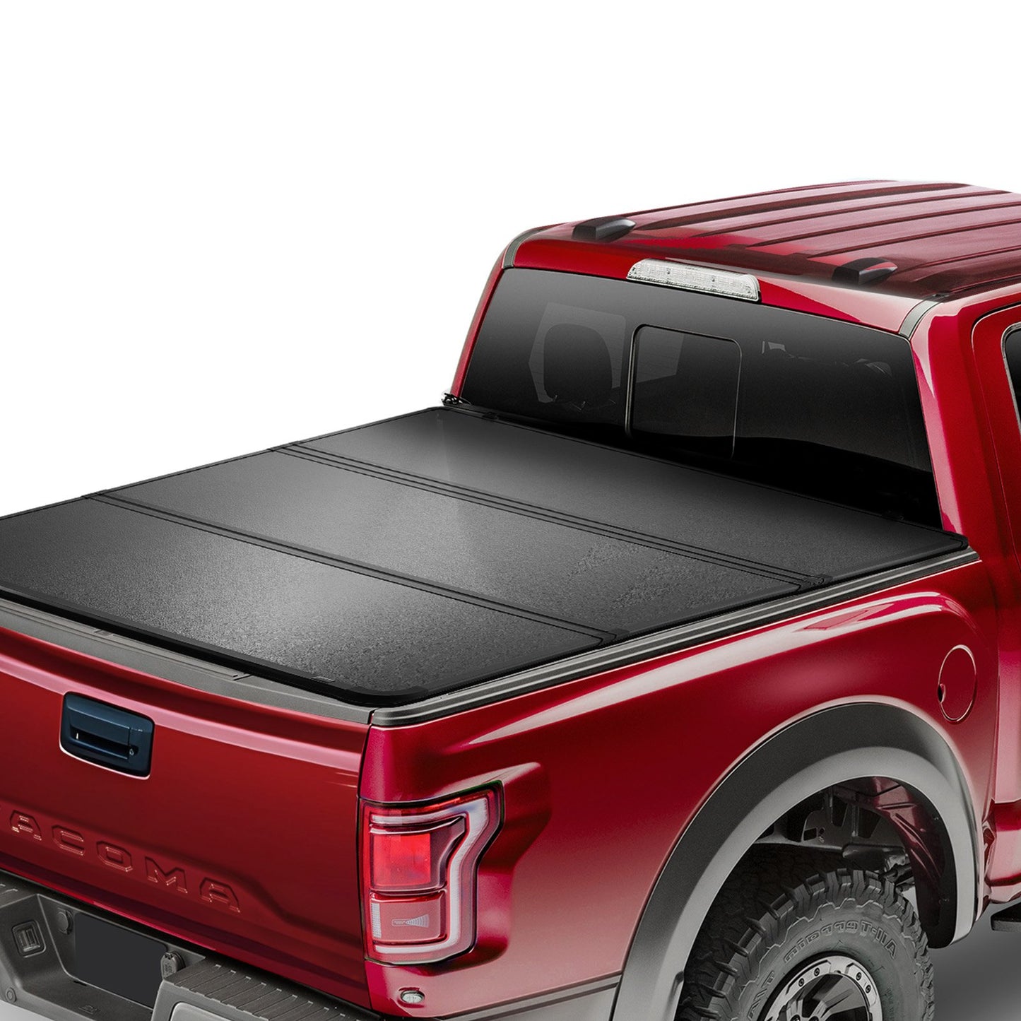 Dreifach gefaltete Ladeflächenabdeckung für Toyota Tacoma Light (2016–2023)