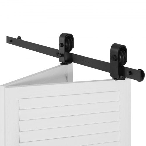 Folding Sliding Door Track Kit, 40" for Two 18" Doors | EU