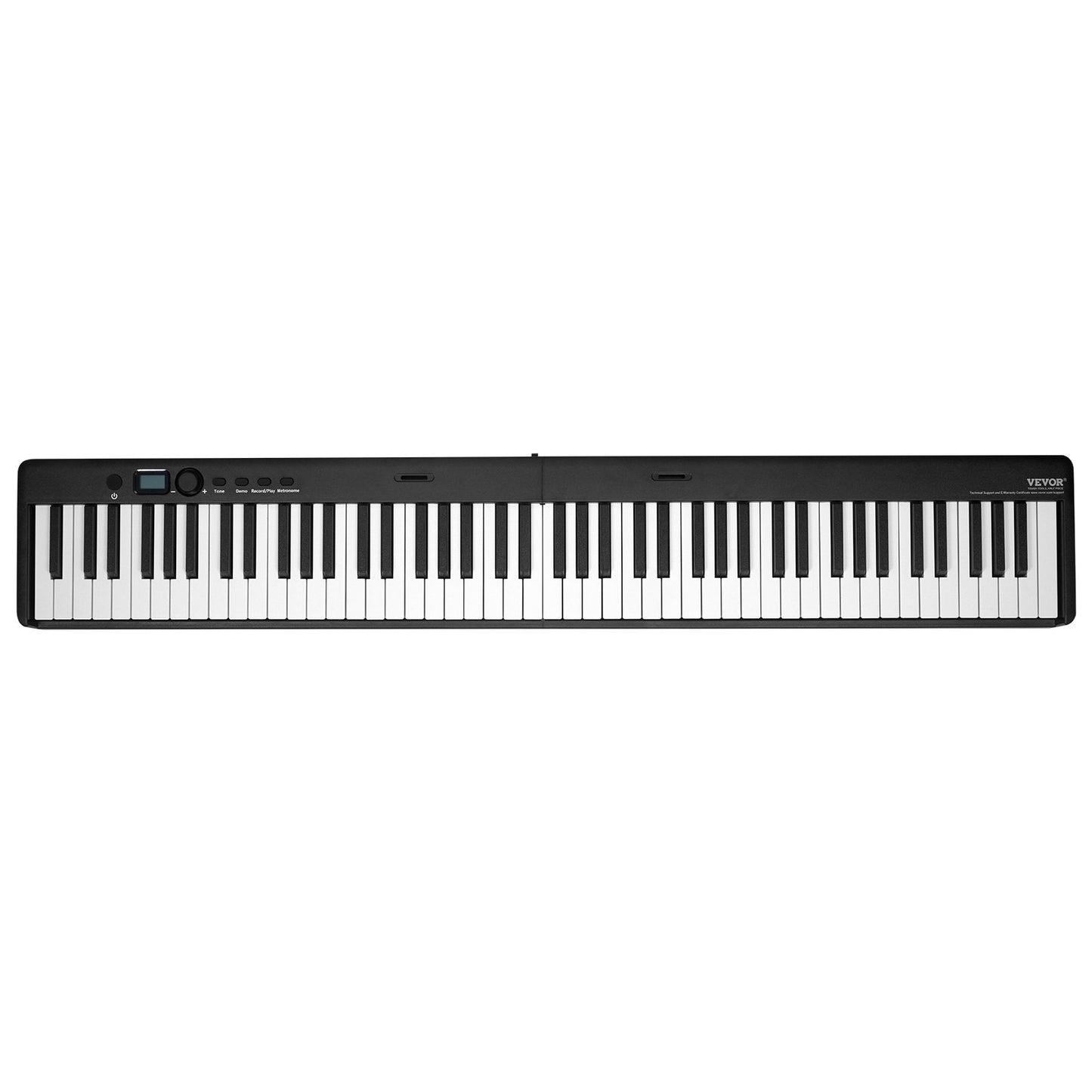 88 Key Folding Keyboard Piano Portable Foldbar Bluetooth MIDI med stativ