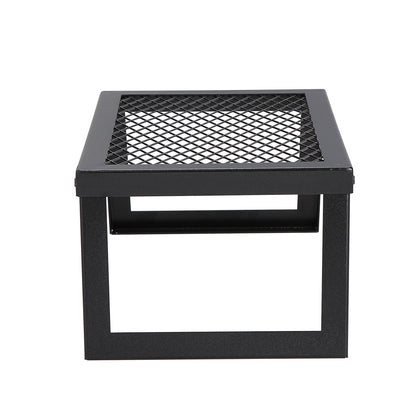Folding Campfire Grill Bärbar Camping Fire Pit Stål Utomhus BBQ Picknick