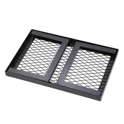 Folding Campfire Grill Bärbar Camping Fire Pit Stål Utomhus BBQ Picknick