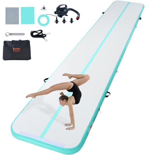 20FT Air Track Aufblasbare Training Tumbling Gymnastik Gym Matte mit Pumpe