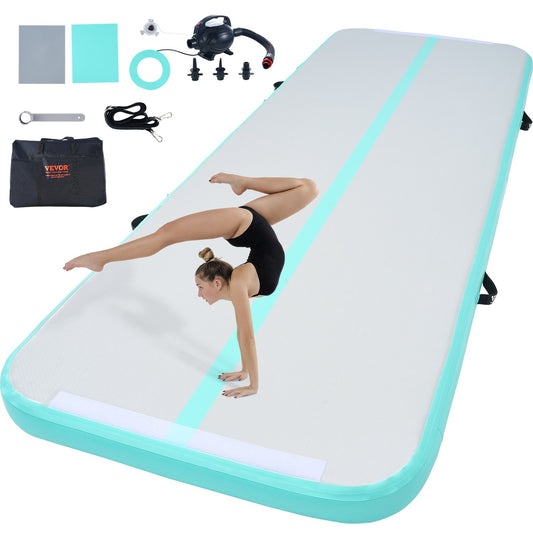 10FT Air Track Aufblasbare Training Tumbling Gymnastik Gym Matte mit Pumpe