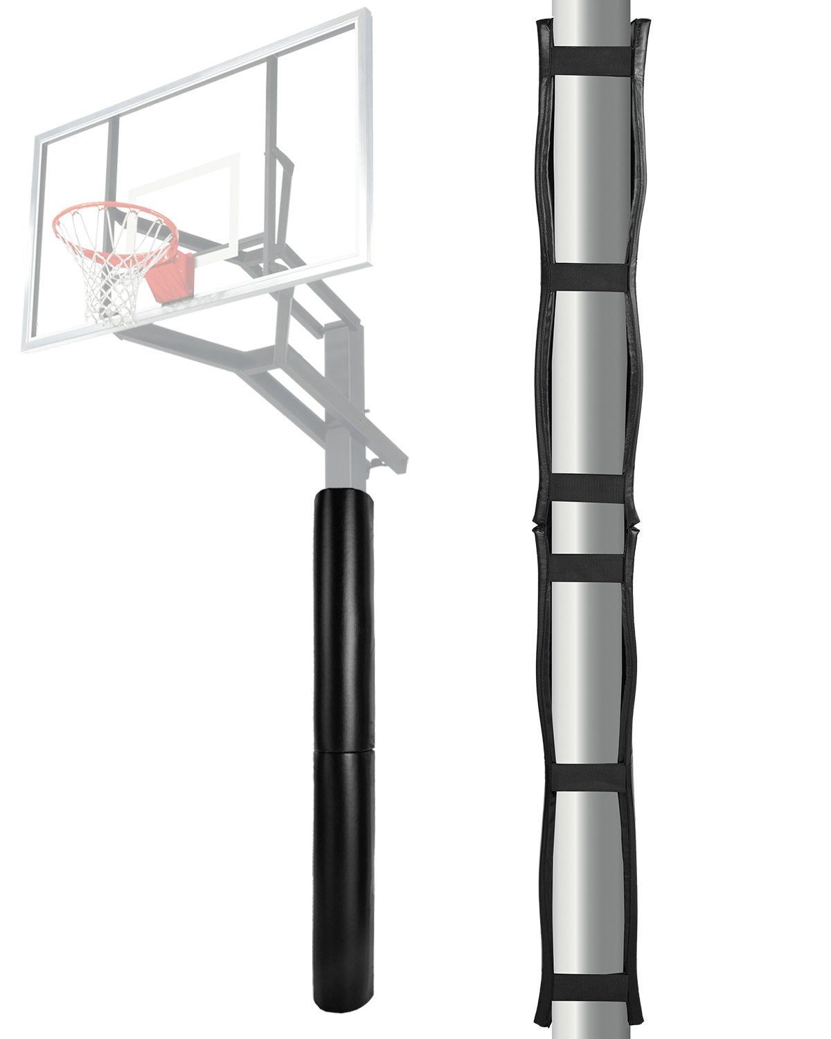 180 cm basketstångsdyna Slitstark stoppning 5-16 rund 11,5x11,5 fyrkantig stång
