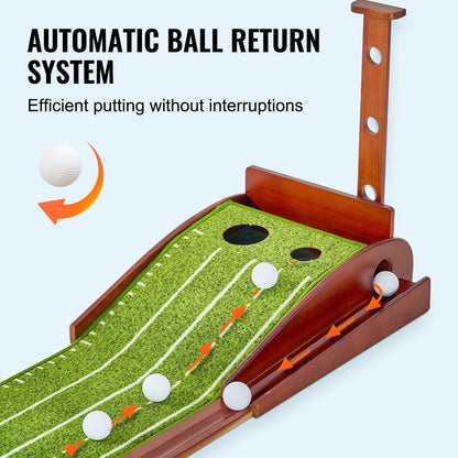 2-hole golf putting mat Indoor golf putting green Golf training aid