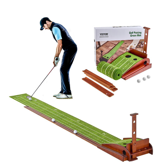 2-hole golf putting mat Indoor golf putting green Golf training aid