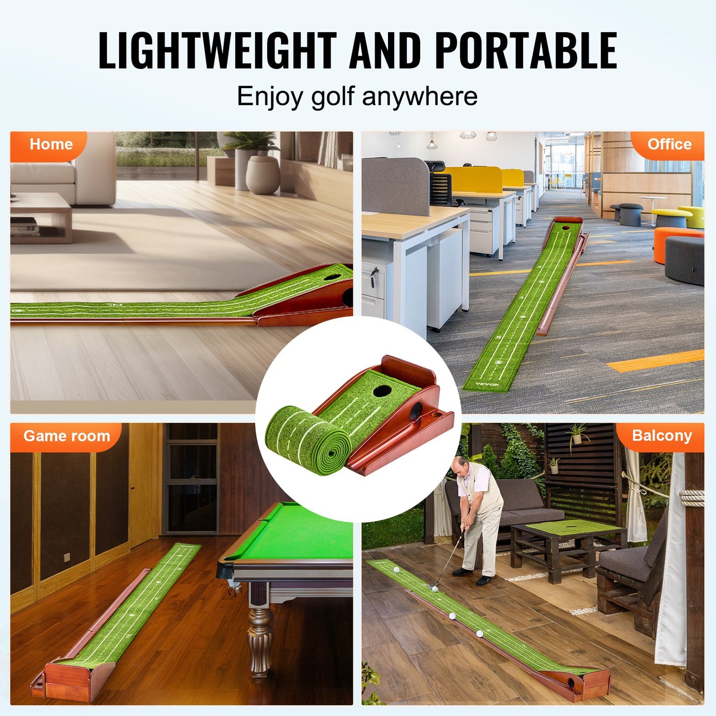 Golf putting mat indoor golf putting green golf training aid