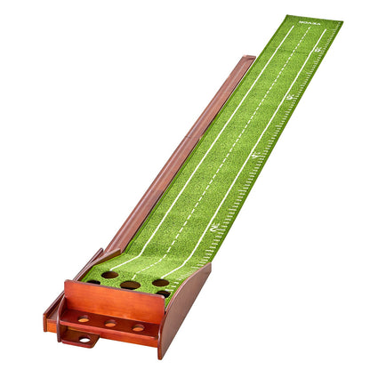 5-håls golfputtmatta Inomhusgolfputtinggreen Golfträningshjälp