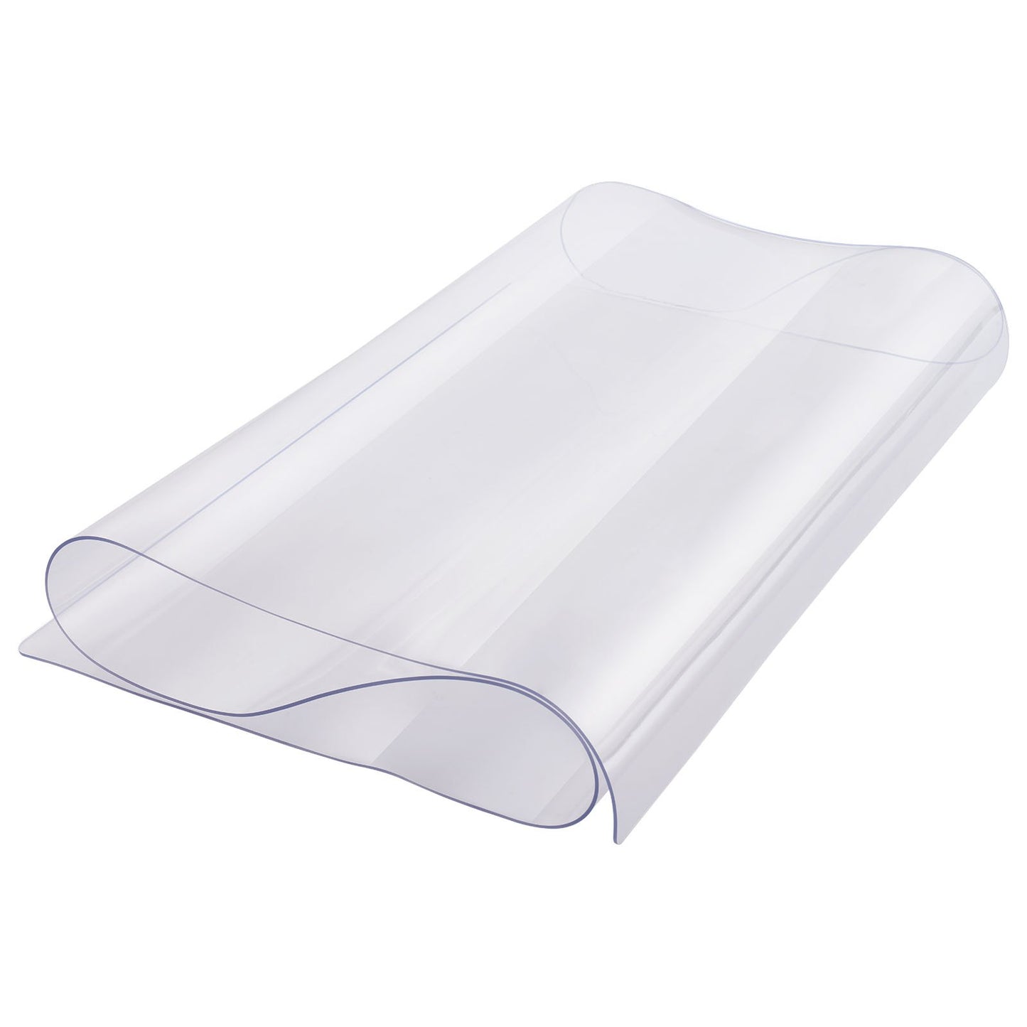 PVC bordsskydd 14x24 tum klar plast skrivbordsskydd 1,5 mm tjock