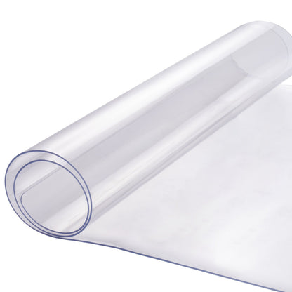 PVC bordsskydd 14x24 tum klar plast skrivbordsskydd 1,5 mm tjock